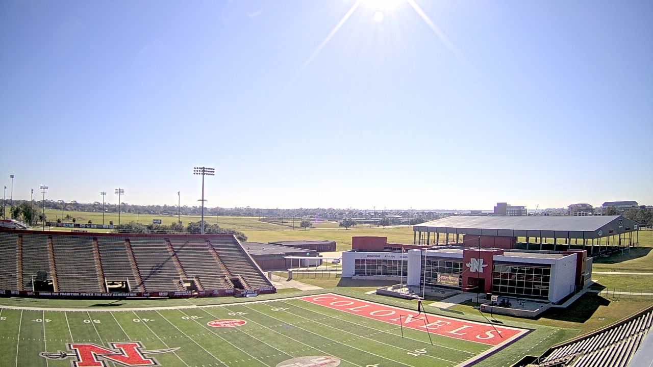 Thumbnail for current weather camera view from Nicholls State University in Thibodaux, Louisiana