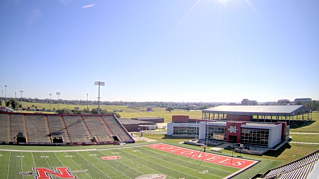 Thumbnail for current weather camera view from Nicholls State University in Thibodaux, Louisiana