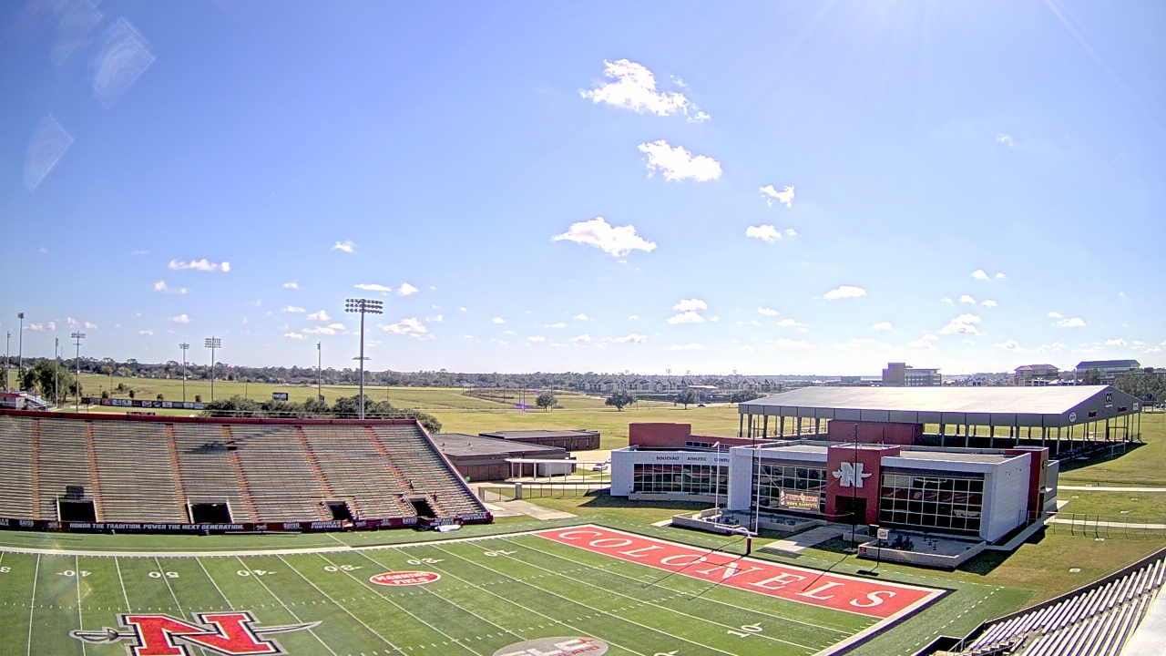 Thumbnail for current weather camera view from Nicholls State University in Thibodaux, Louisiana
