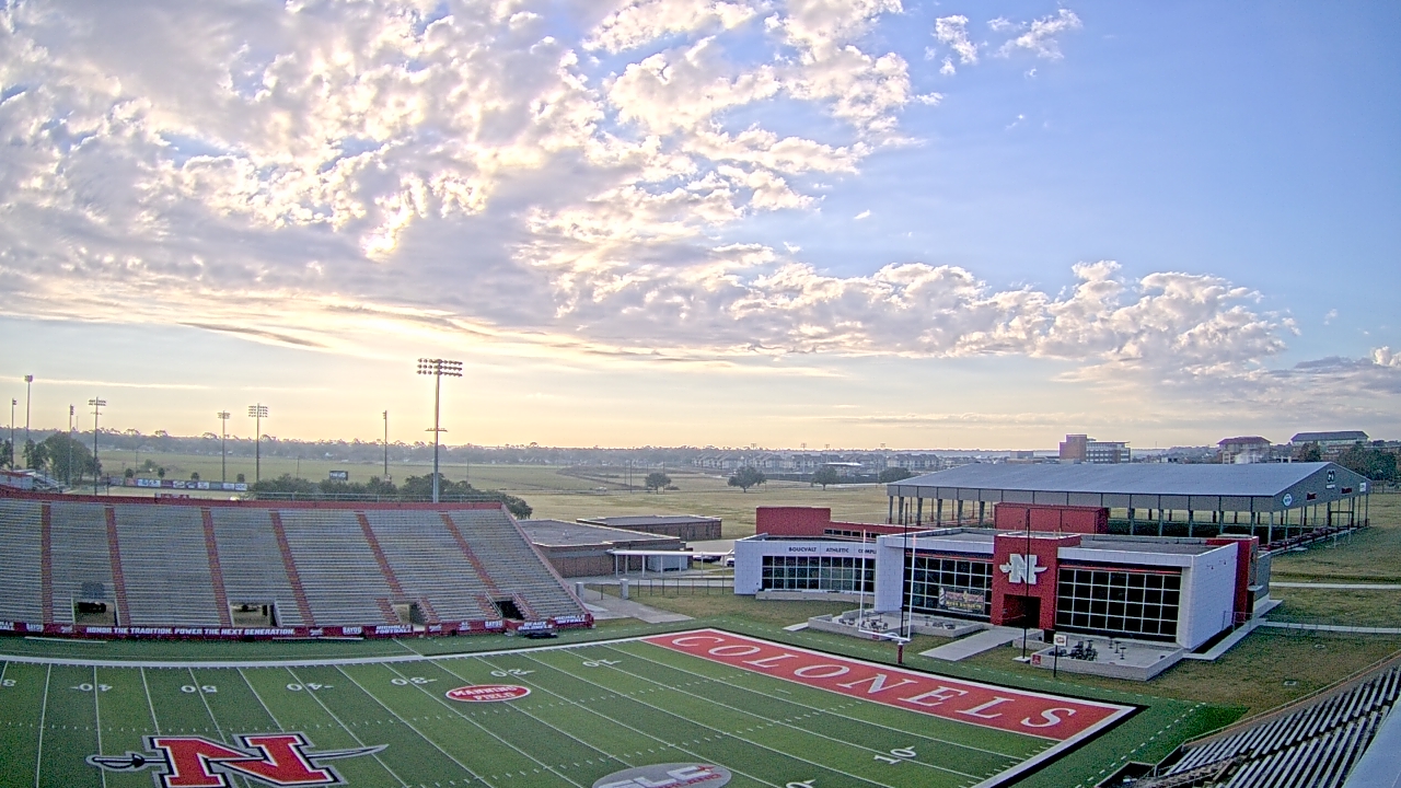 Thumbnail for current weather camera view from Nicholls State University in Thibodaux, Louisiana