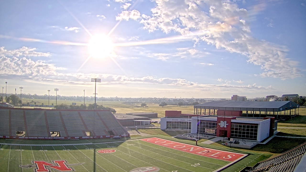 Thumbnail for current weather camera view from Nicholls State University in Thibodaux, Louisiana