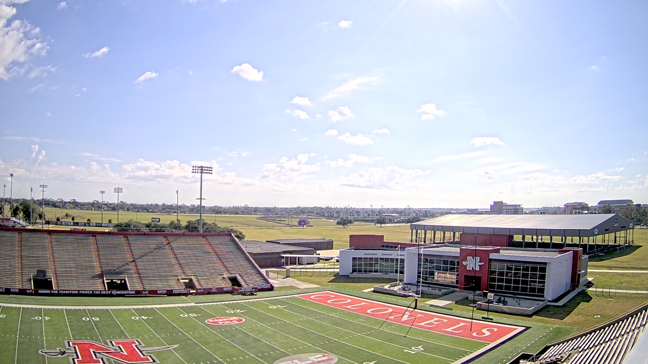 Thumbnail for current weather camera view from Nicholls State University in Thibodaux, Louisiana