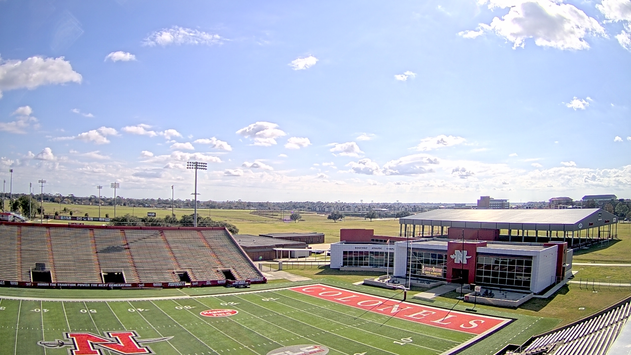 Thumbnail for current weather camera view from Nicholls State University in Thibodaux, Louisiana