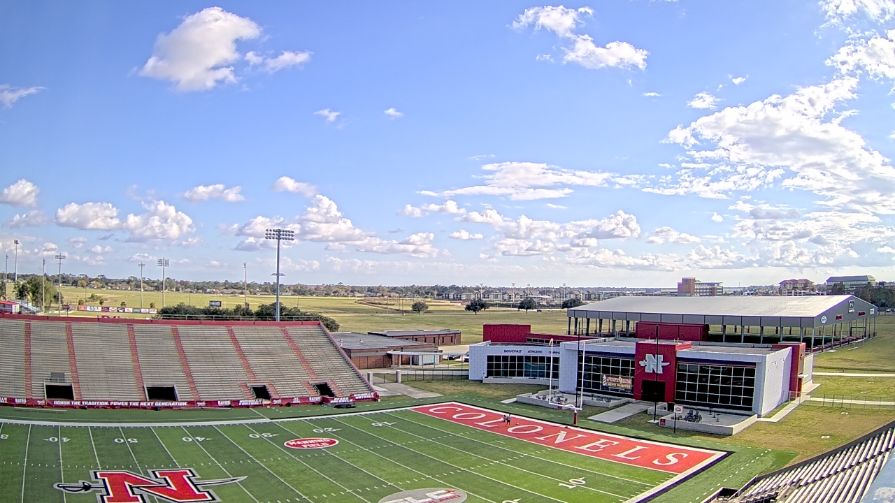 Thumbnail for current weather camera view from Nicholls State University in Thibodaux, Louisiana