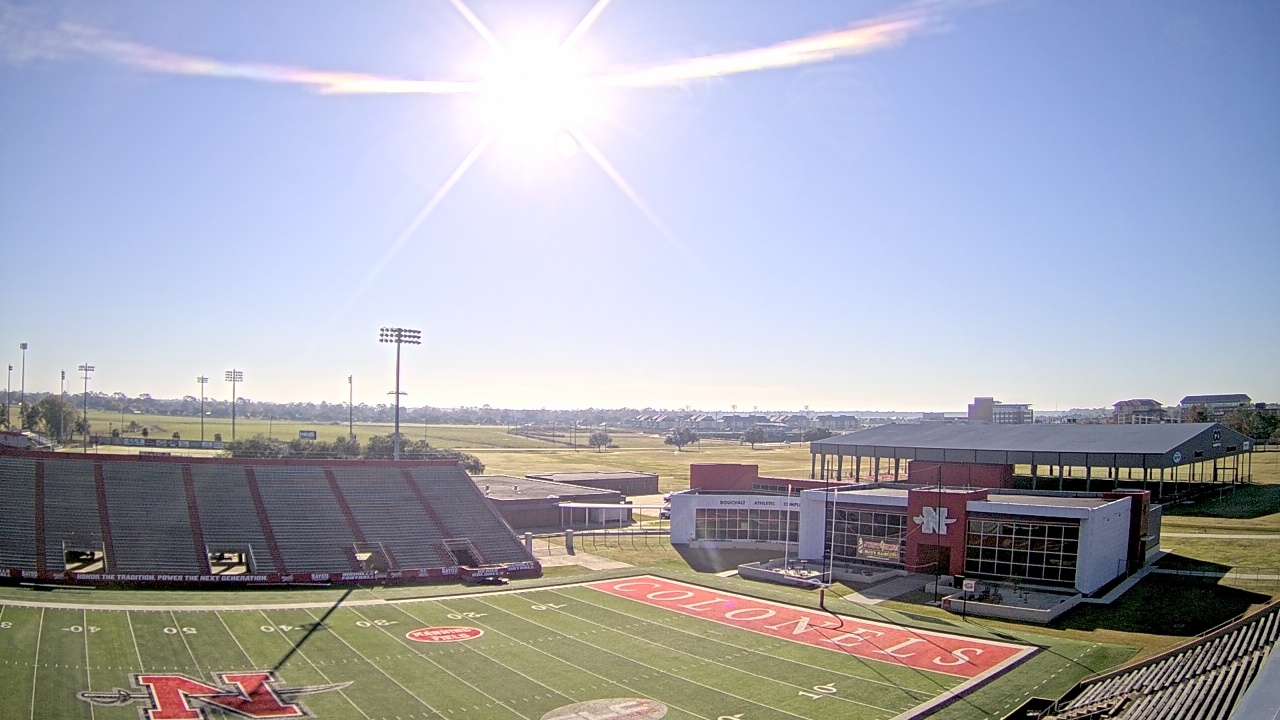 Thumbnail for current weather camera view from Nicholls State University in Thibodaux, Louisiana