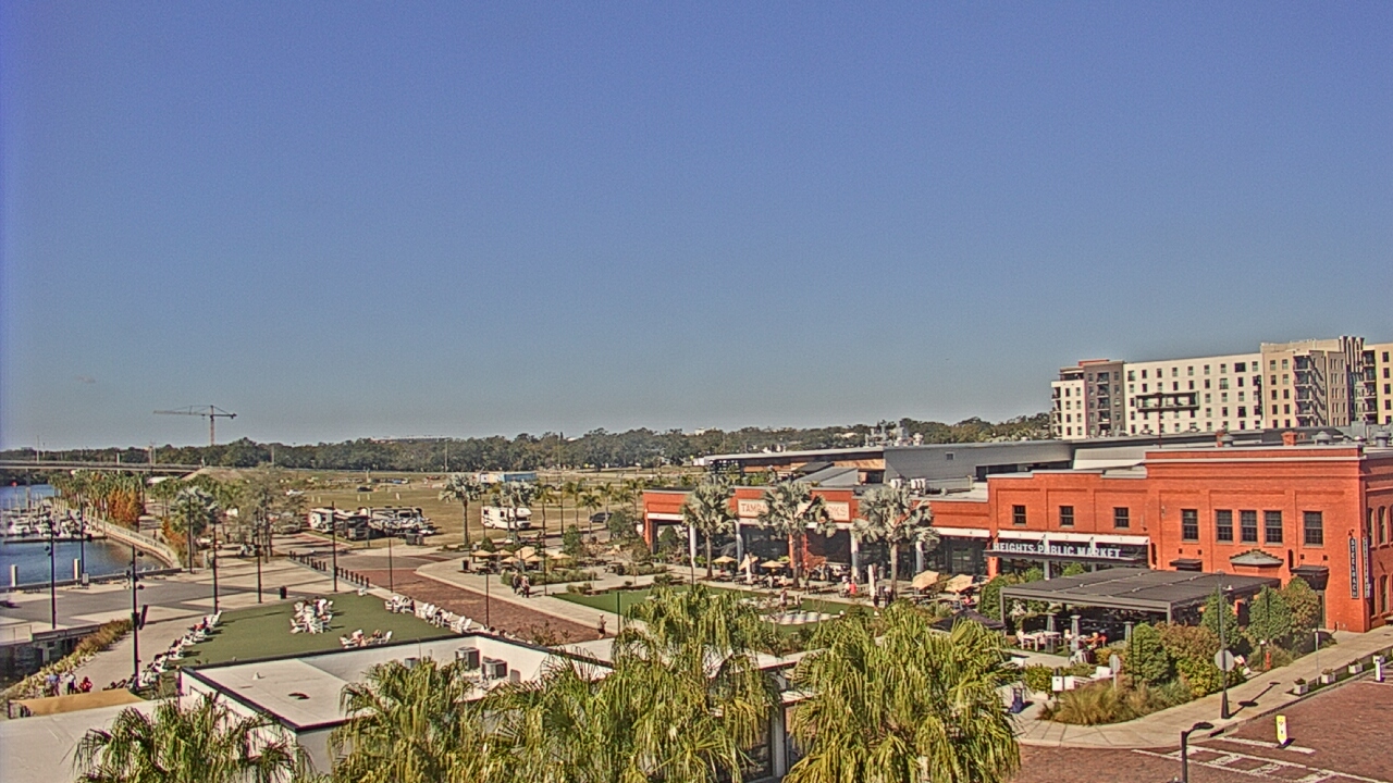 Thumbnail for current weather camera view from Armature Works in Tampa, Florida