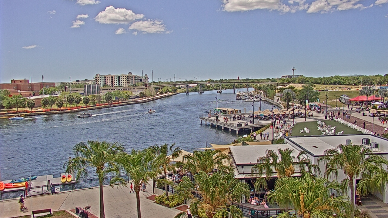 Thumbnail for current weather camera view from Armature Works in Tampa, Florida