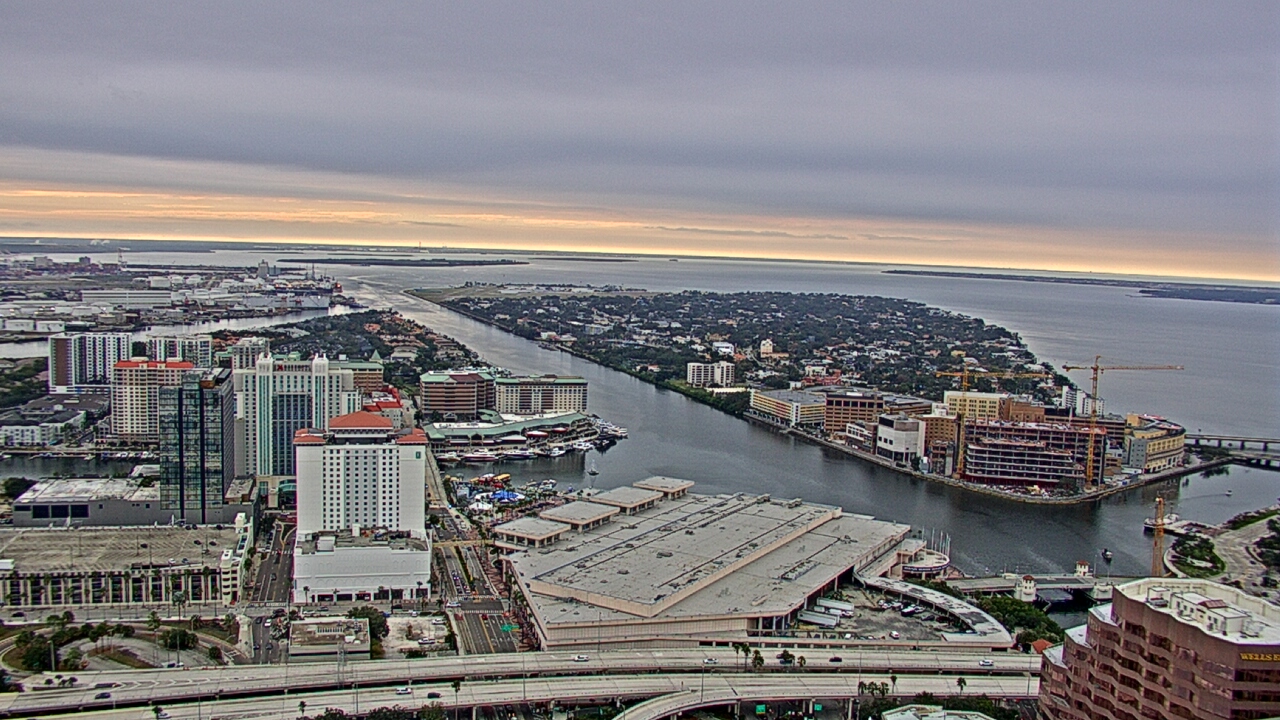 Thumbnail for current weather camera view from One Tampa City Center in Tampa, Florida
