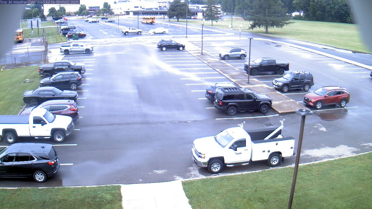 Thumbnail for current weather camera view from Troy JHS in Troy, Ohio