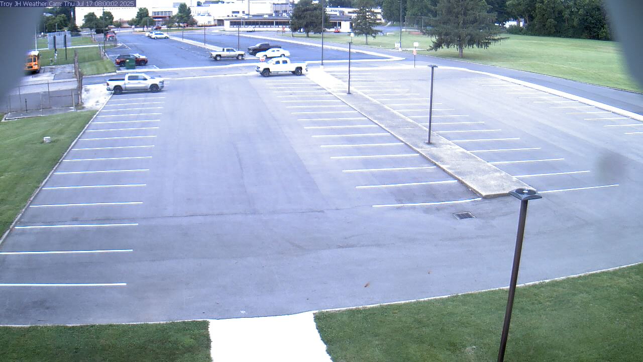 Thumbnail for current weather camera view from Troy JHS in Troy, Ohio