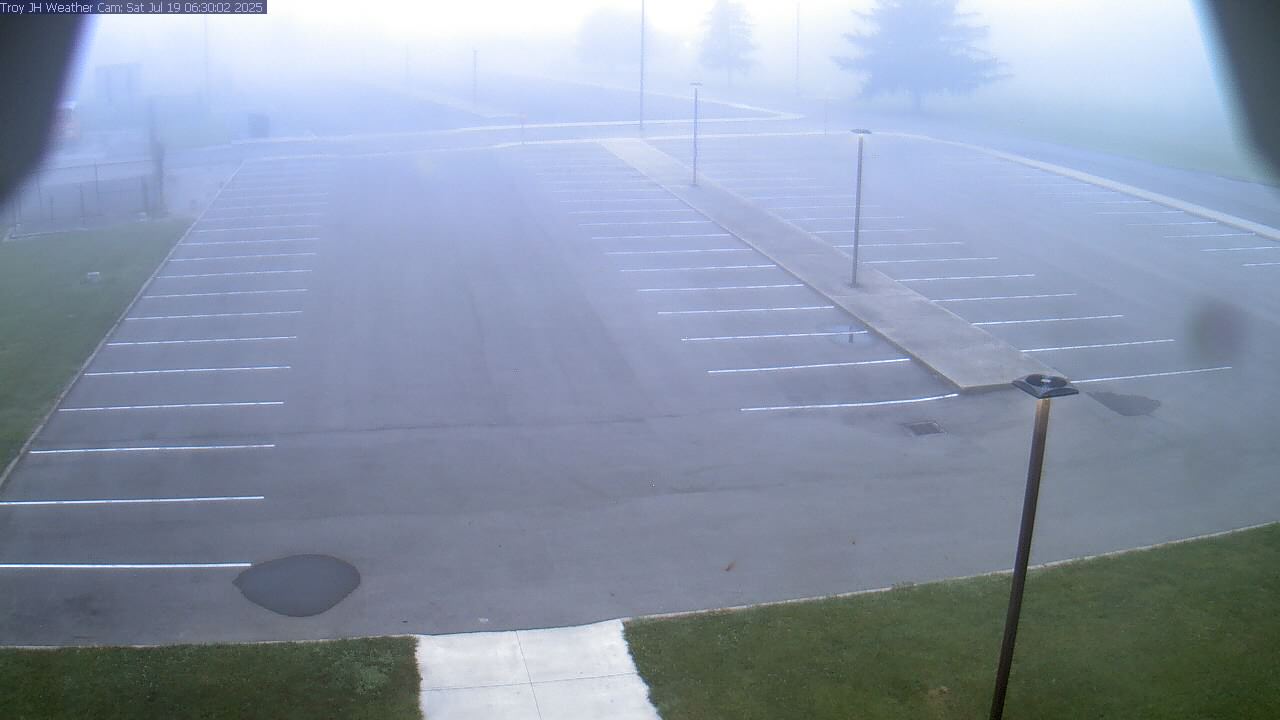Thumbnail for current weather camera view from Troy JHS in Troy, Ohio