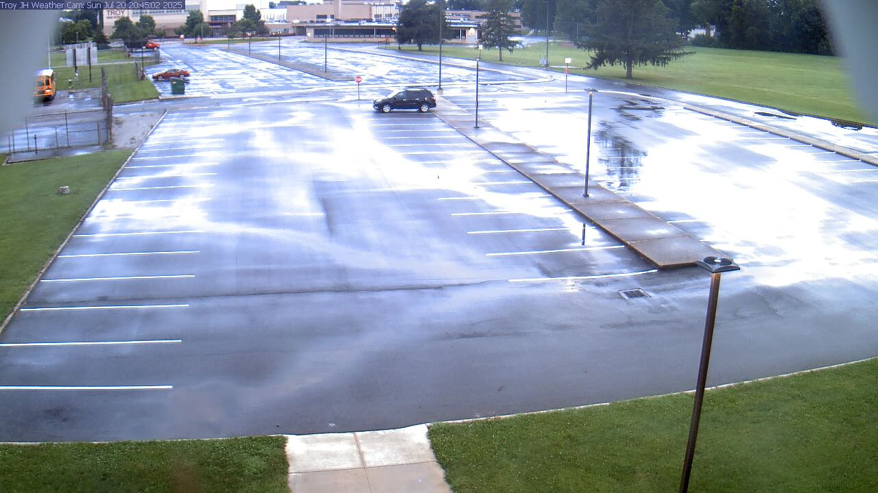 Thumbnail for current weather camera view from Troy JHS in Troy, Ohio