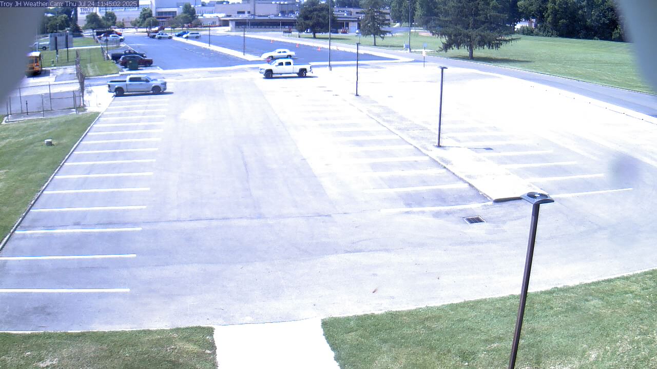 Thumbnail for current weather camera view from Troy JHS in Troy, Ohio