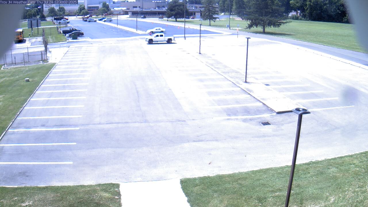 Thumbnail for current weather camera view from Troy JHS in Troy, Ohio