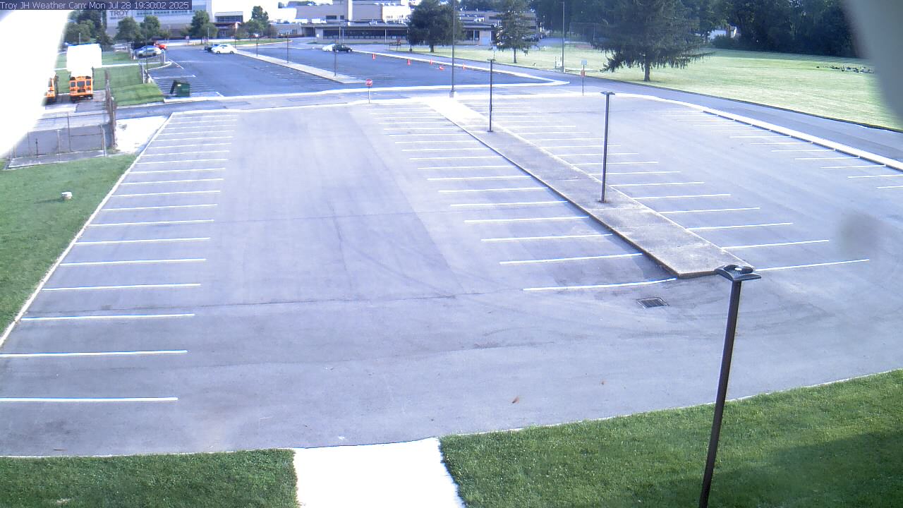 Thumbnail for current weather camera view from Troy JHS in Troy, Ohio
