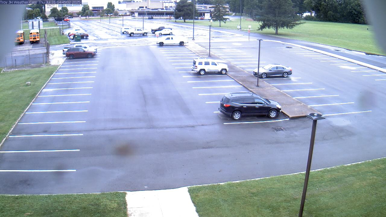 Thumbnail for current weather camera view from Troy JHS in Troy, Ohio