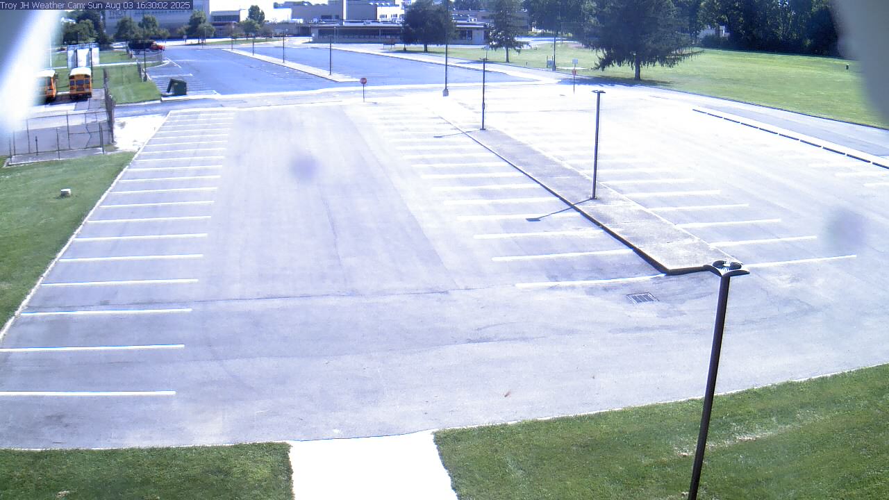 Thumbnail for current weather camera view from Troy JHS in Troy, Ohio