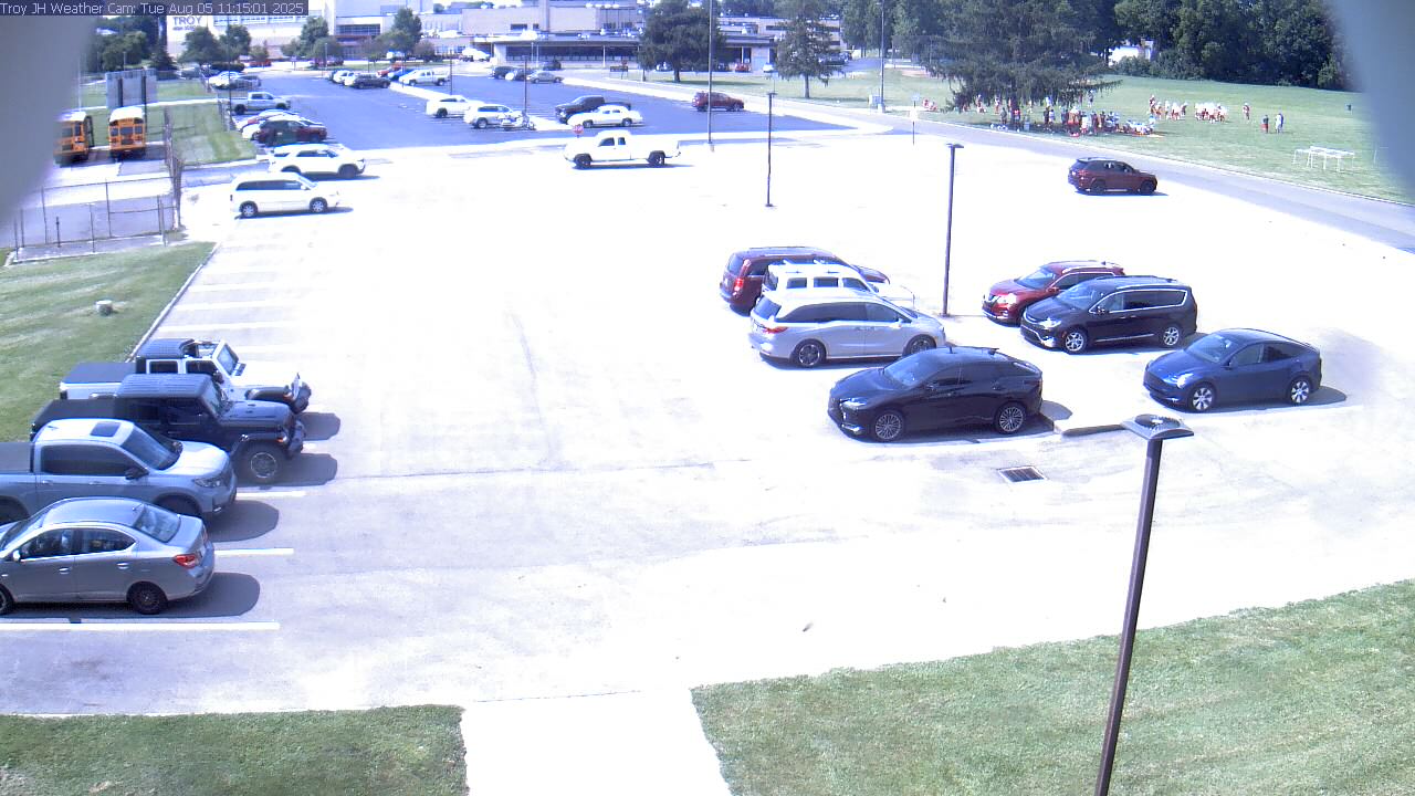 Thumbnail for current weather camera view from Troy JHS in Troy, Ohio