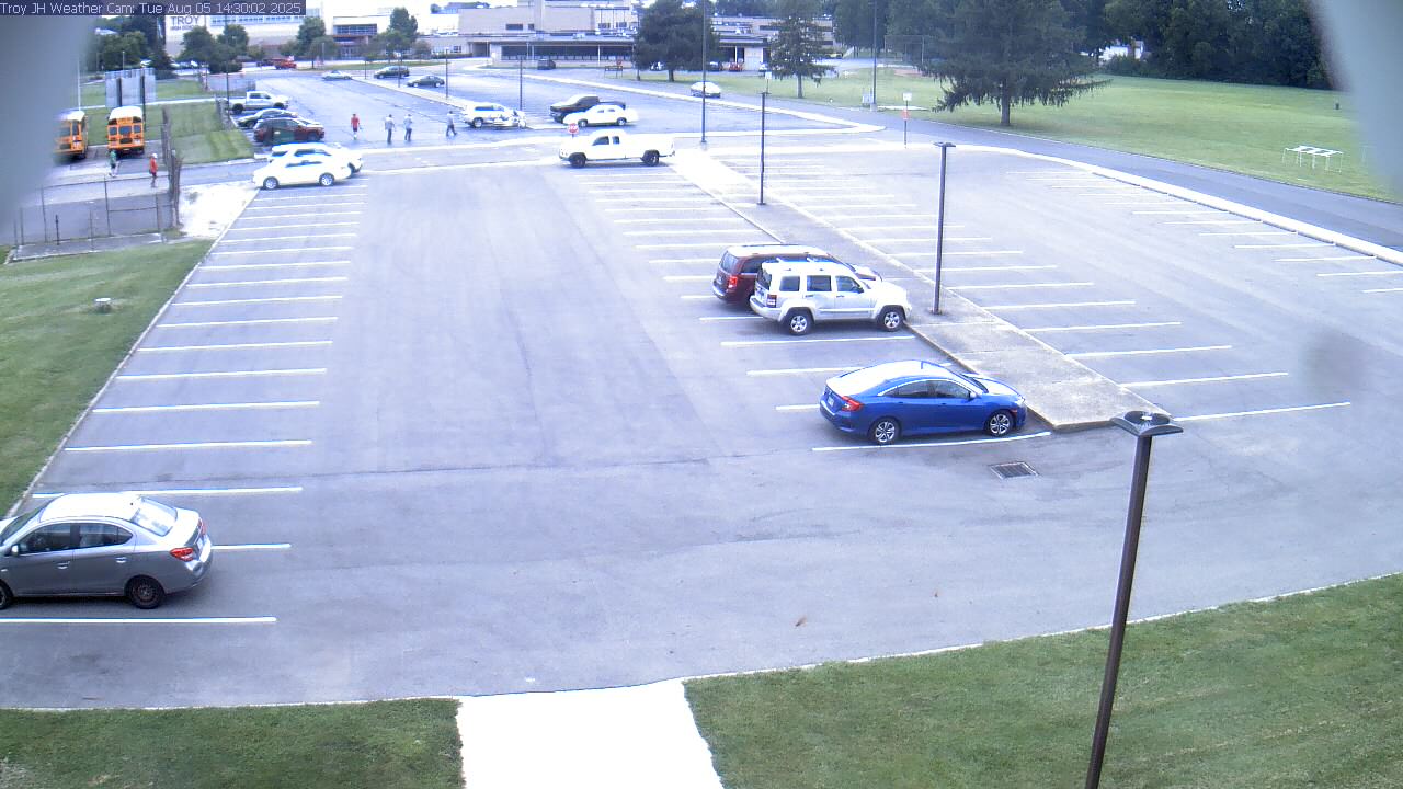 Thumbnail for current weather camera view from Troy JHS in Troy, Ohio