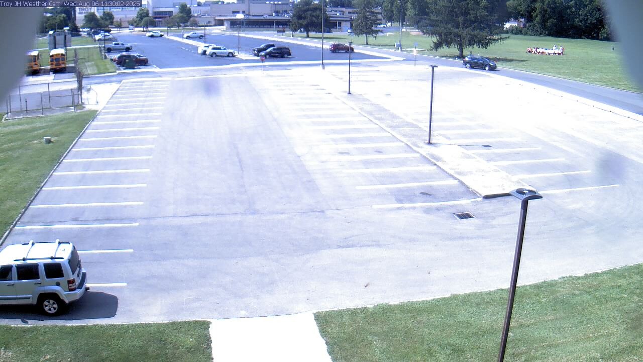 Thumbnail for current weather camera view from Troy JHS in Troy, Ohio