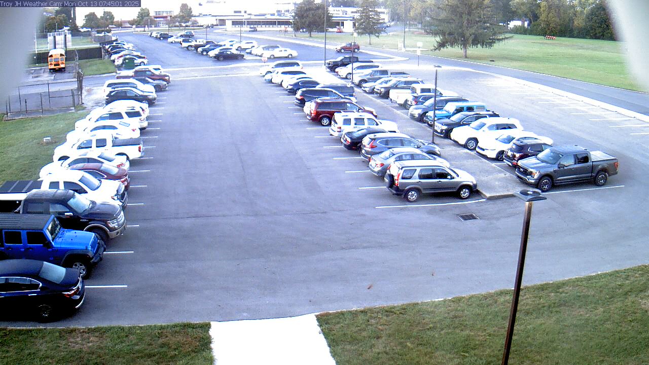Thumbnail for current weather camera view from Troy JHS in Troy, Ohio