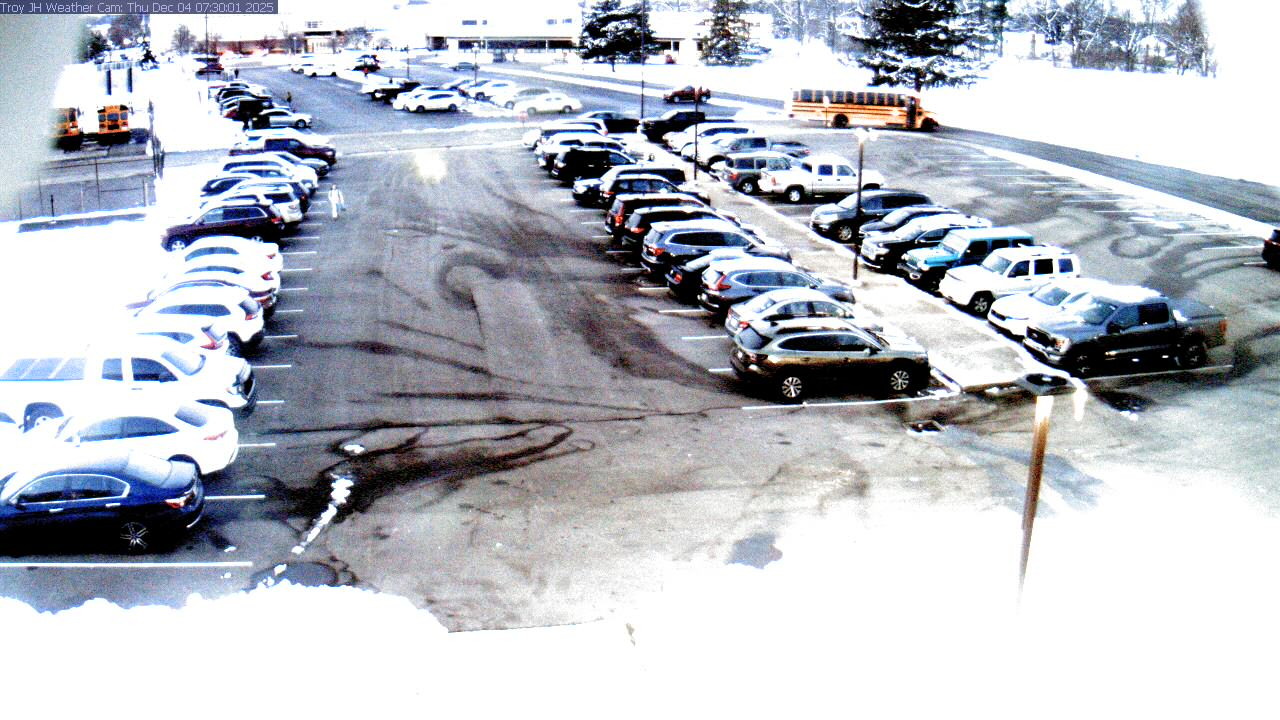 Thumbnail for current weather camera view from Troy JHS in Troy, Ohio