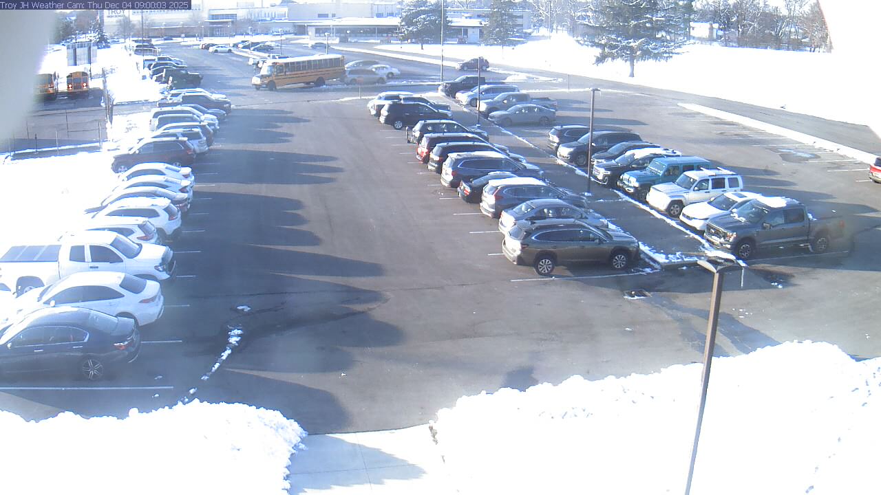 Thumbnail for current weather camera view from Troy JHS in Troy, Ohio