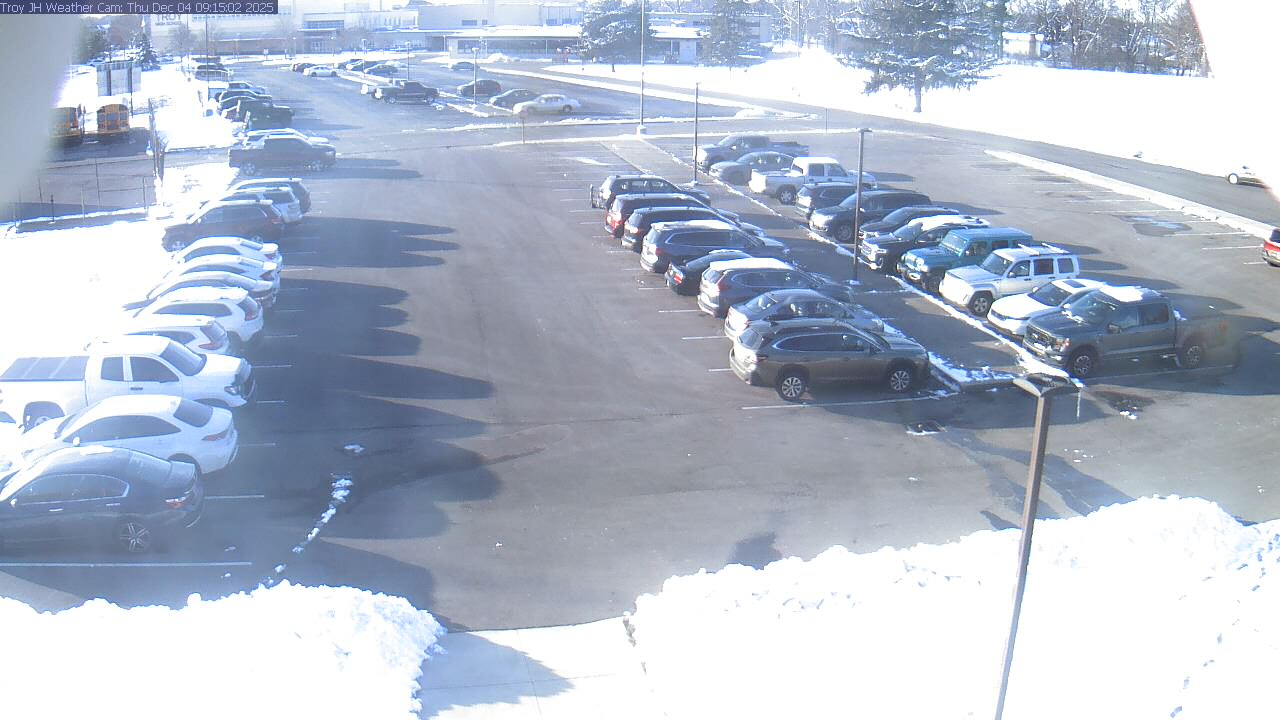Thumbnail for current weather camera view from Troy JHS in Troy, Ohio