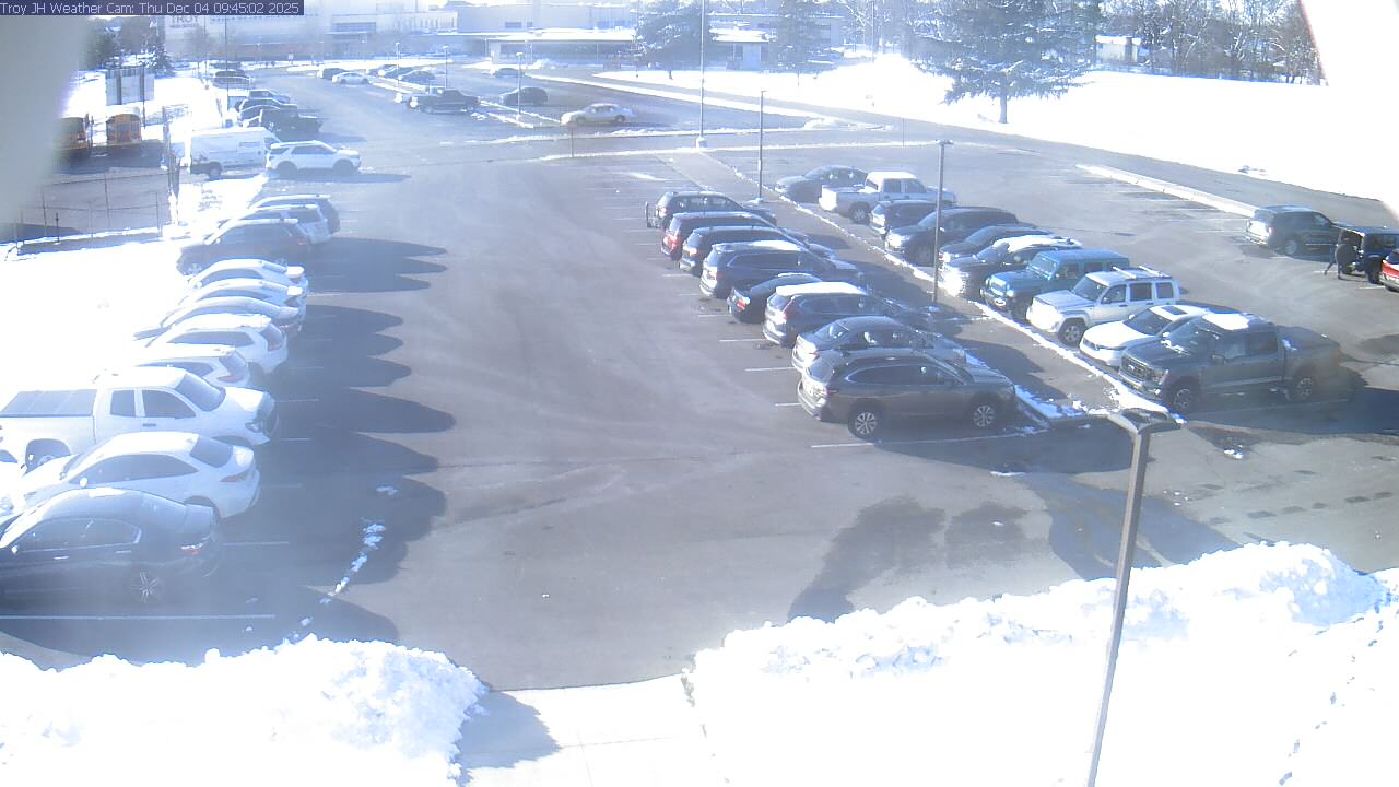 Thumbnail for current weather camera view from Troy JHS in Troy, Ohio