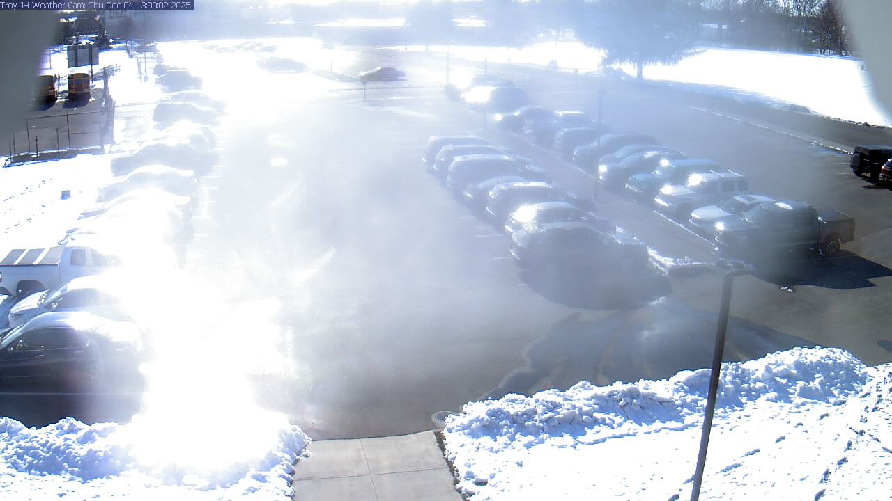 Thumbnail for current weather camera view from Troy JHS in Troy, Ohio