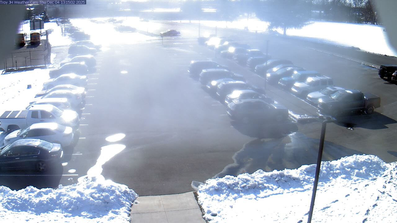 Thumbnail for current weather camera view from Troy JHS in Troy, Ohio