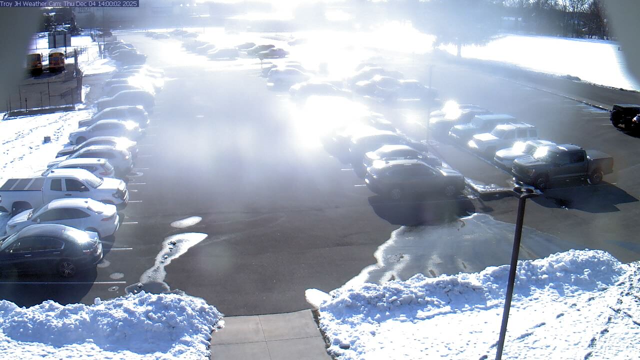 Thumbnail for current weather camera view from Troy JHS in Troy, Ohio