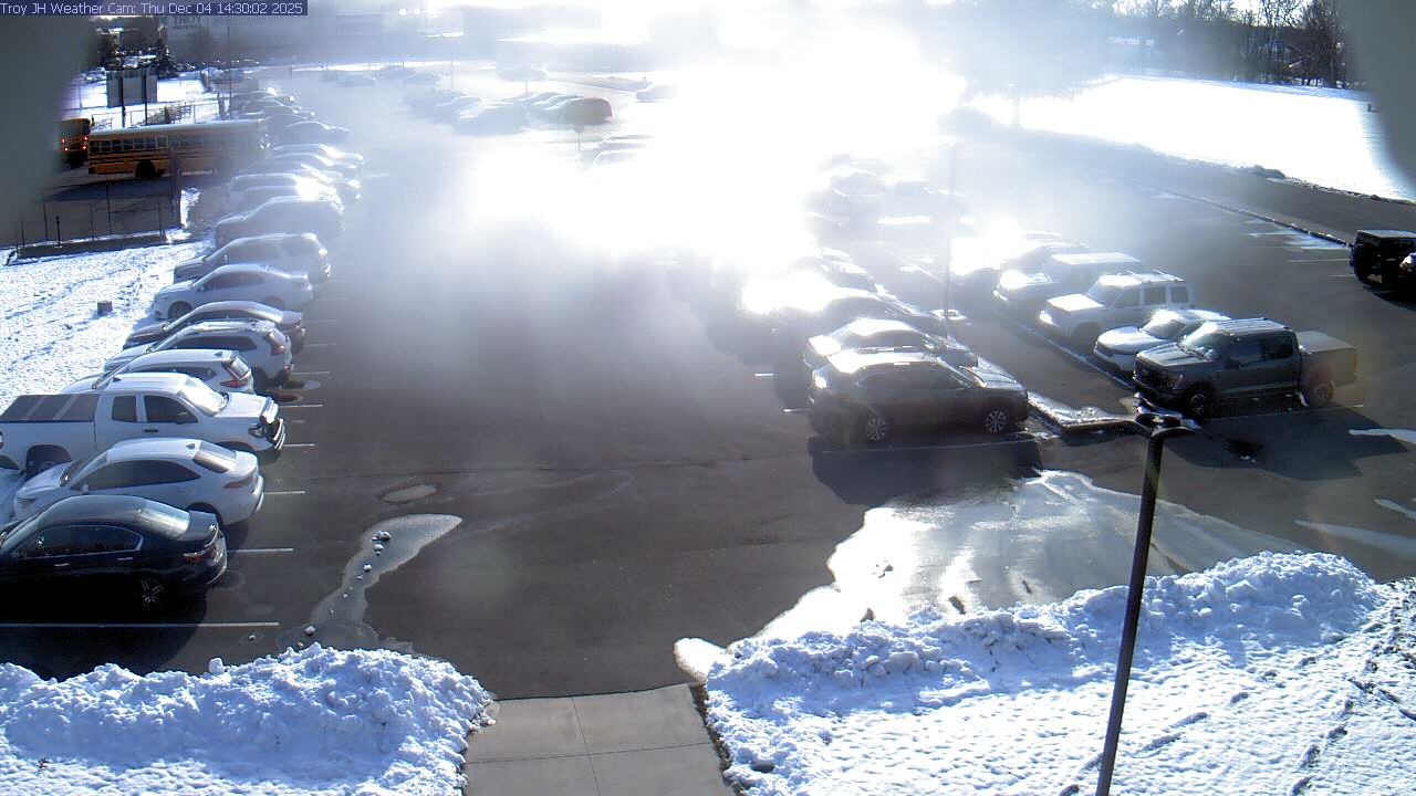 Thumbnail for current weather camera view from Troy JHS in Troy, Ohio