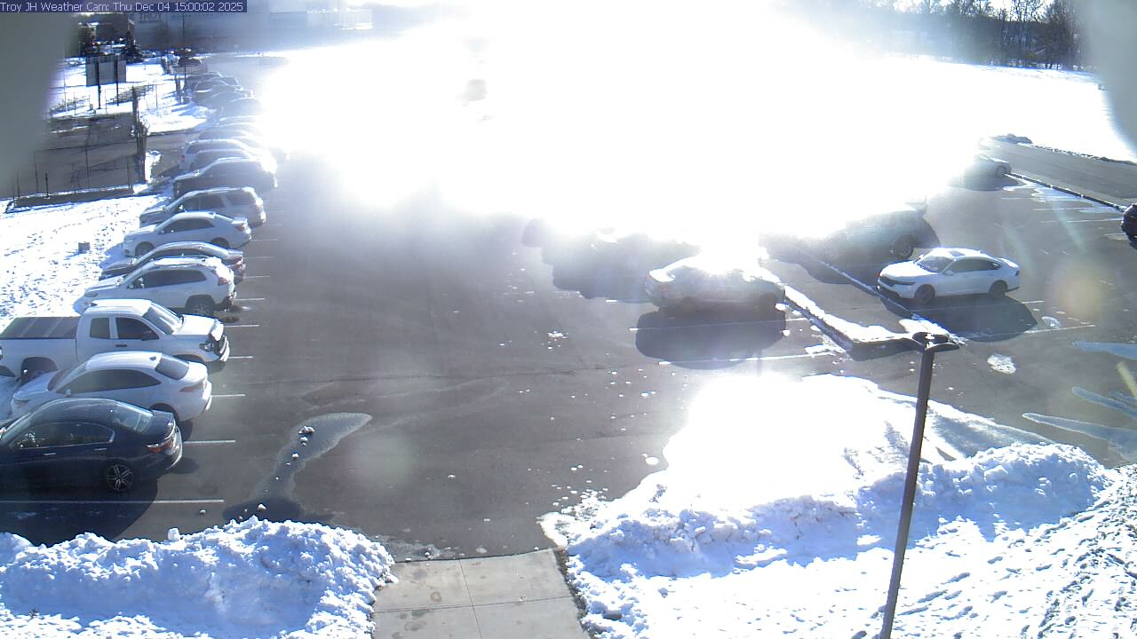Thumbnail for current weather camera view from Troy JHS in Troy, Ohio