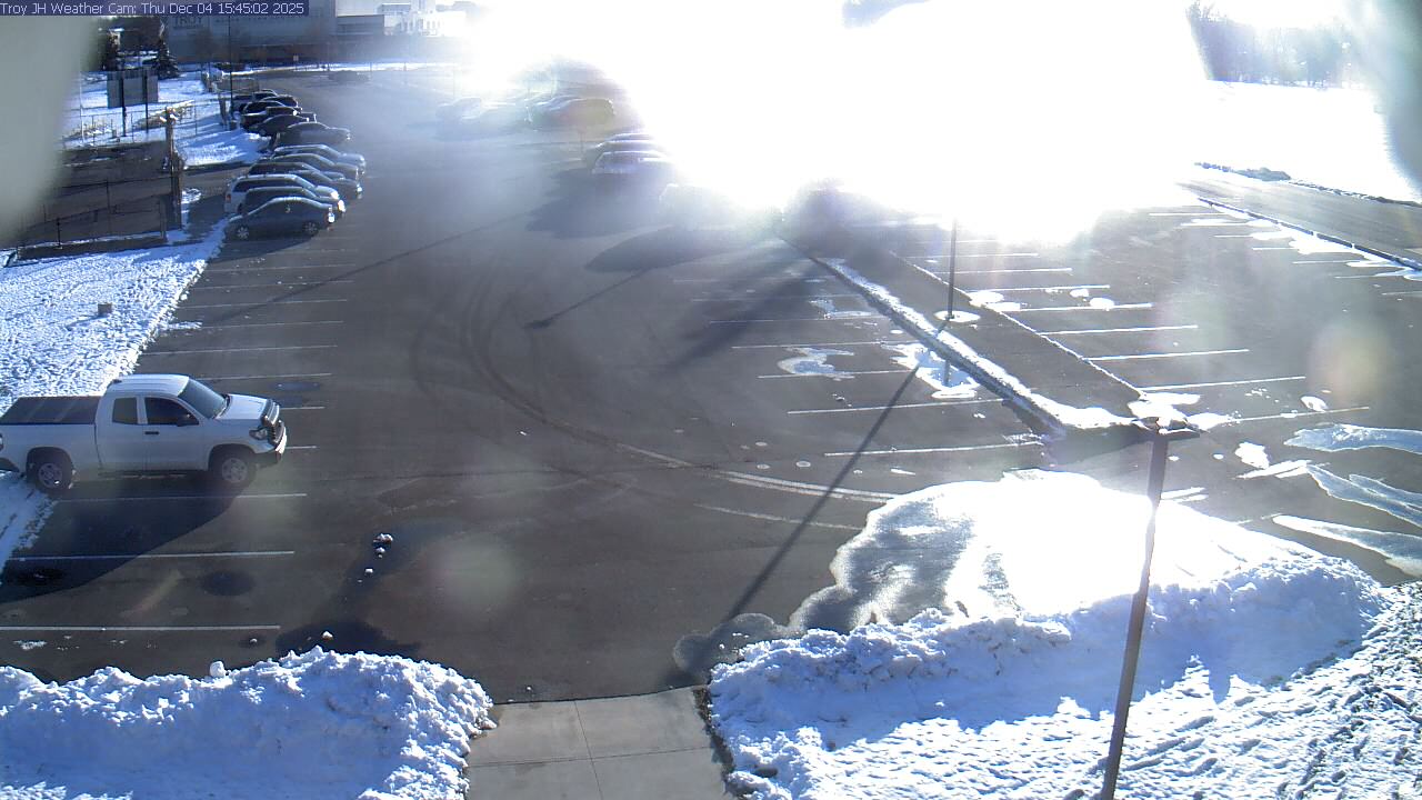 Thumbnail for current weather camera view from Troy JHS in Troy, Ohio