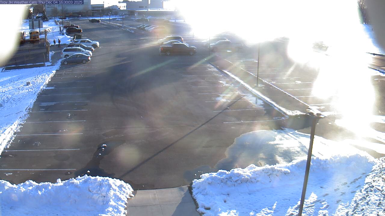 Thumbnail for current weather camera view from Troy JHS in Troy, Ohio