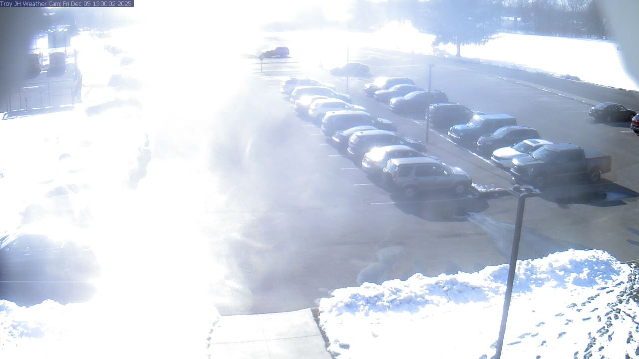 Thumbnail for current weather camera view from Troy JHS in Troy, Ohio