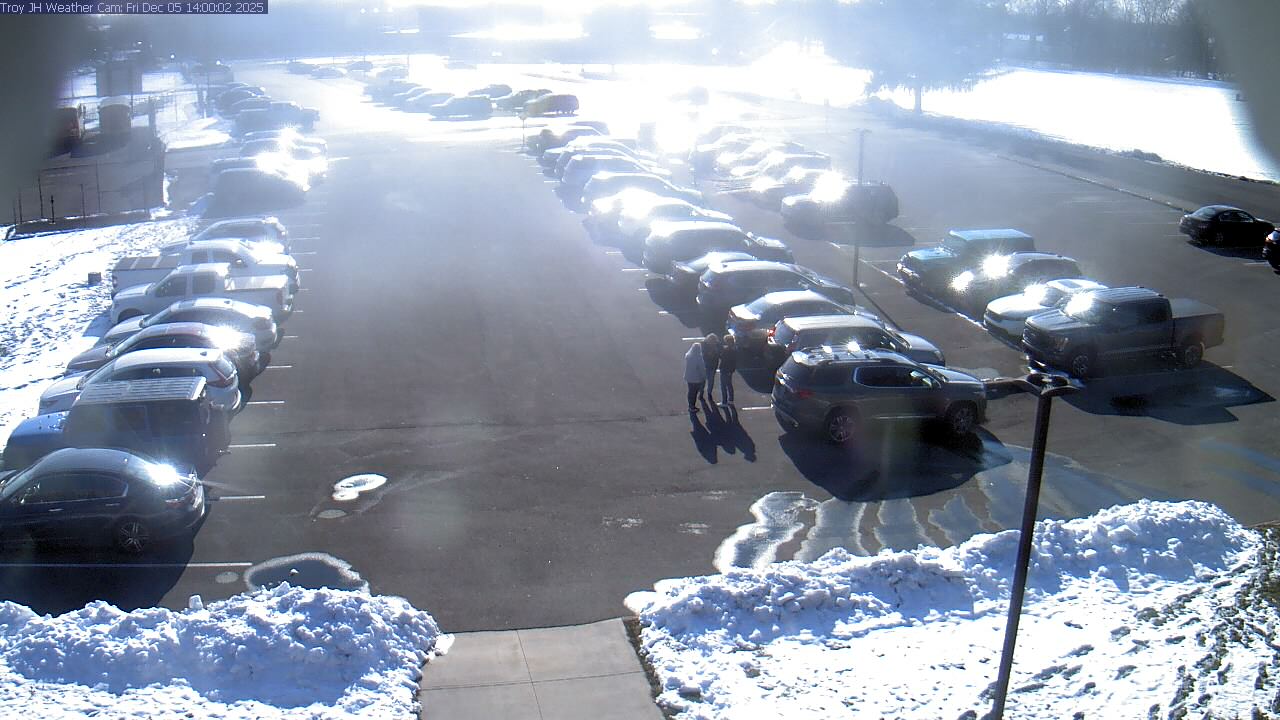 Thumbnail for current weather camera view from Troy JHS in Troy, Ohio