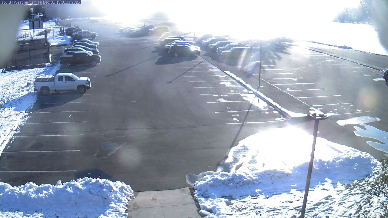 Thumbnail for current weather camera view from Troy JHS in Troy, Ohio