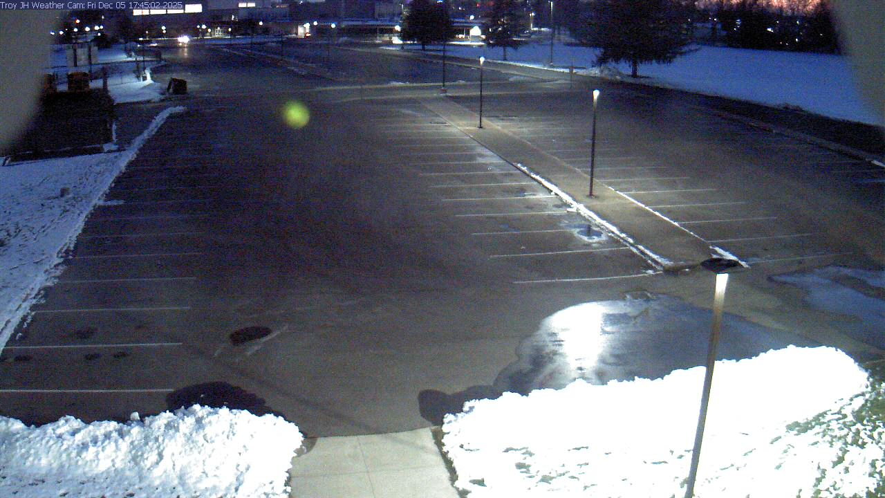 Thumbnail for current weather camera view from Troy JHS in Troy, Ohio