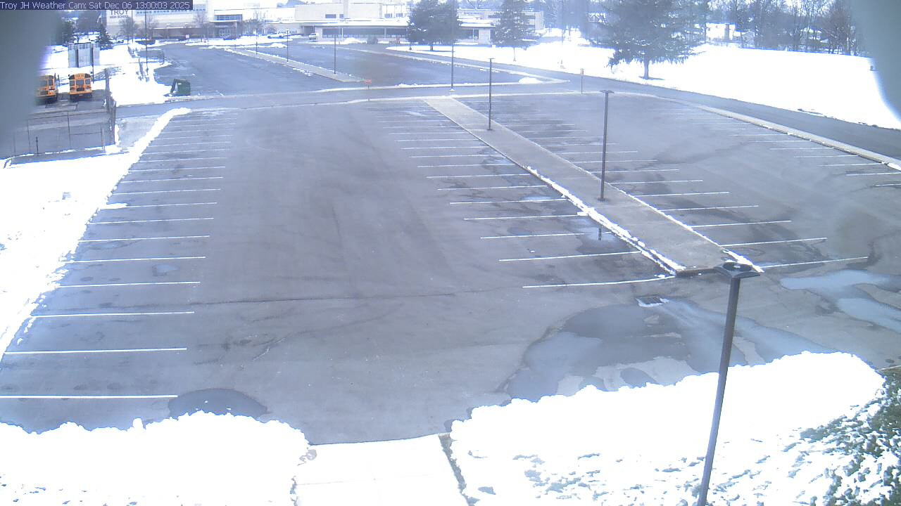 Thumbnail for current weather camera view from Troy JHS in Troy, Ohio