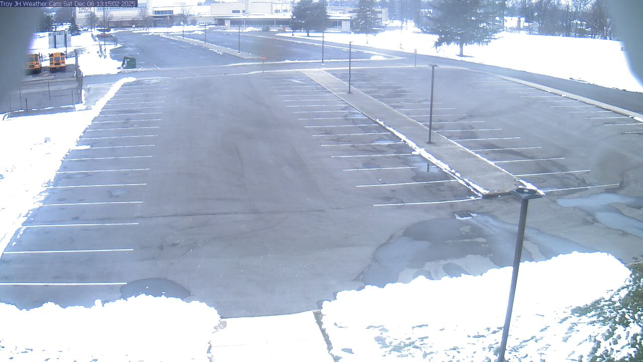 Thumbnail for current weather camera view from Troy JHS in Troy, Ohio
