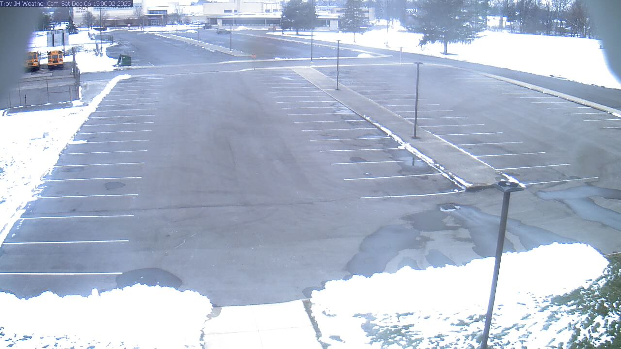 Thumbnail for current weather camera view from Troy JHS in Troy, Ohio