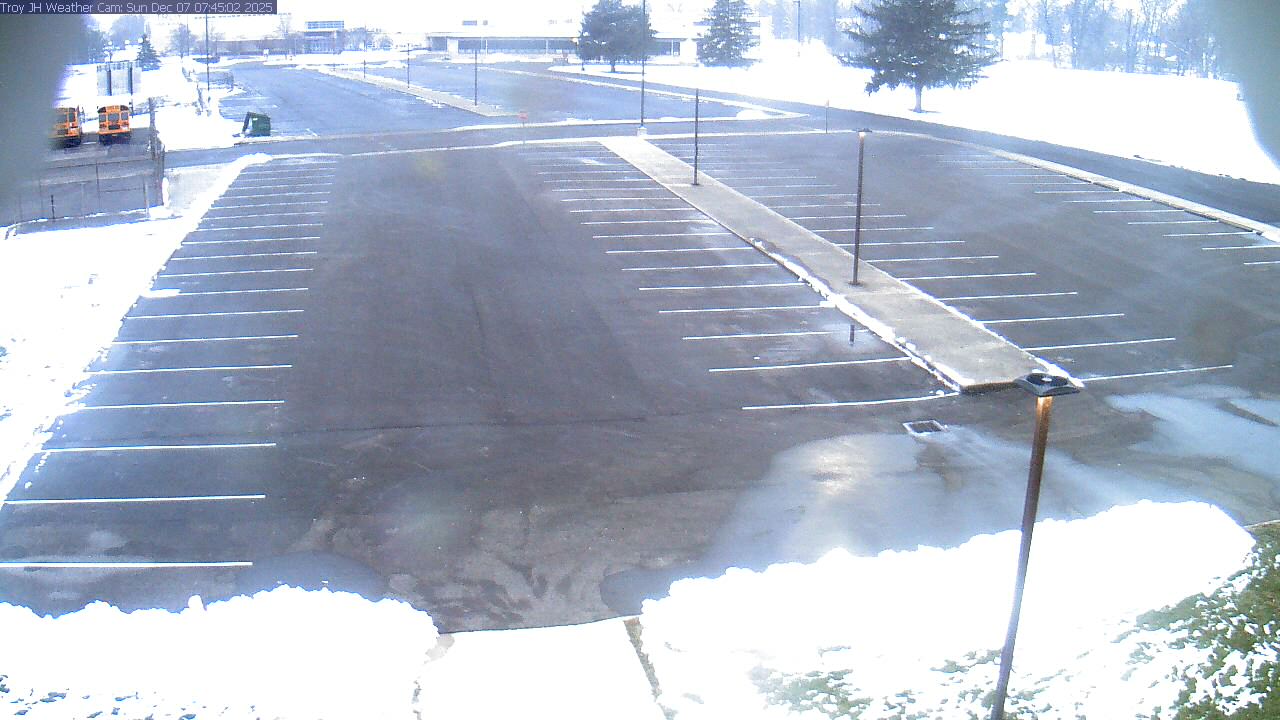 Thumbnail for current weather camera view from Troy JHS in Troy, Ohio