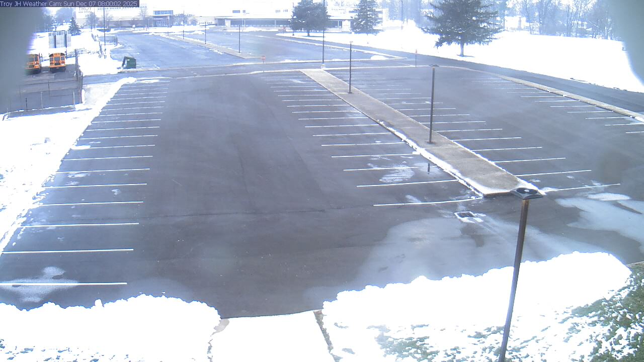 Thumbnail for current weather camera view from Troy JHS in Troy, Ohio