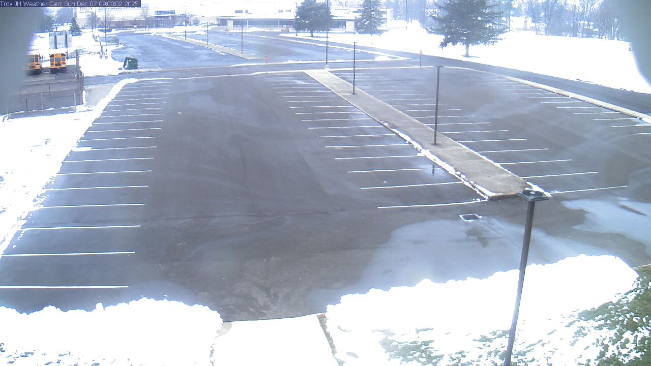 Thumbnail for current weather camera view from Troy JHS in Troy, Ohio