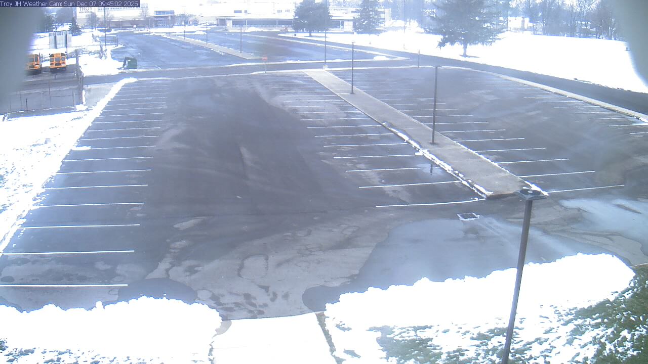 Thumbnail for current weather camera view from Troy JHS in Troy, Ohio