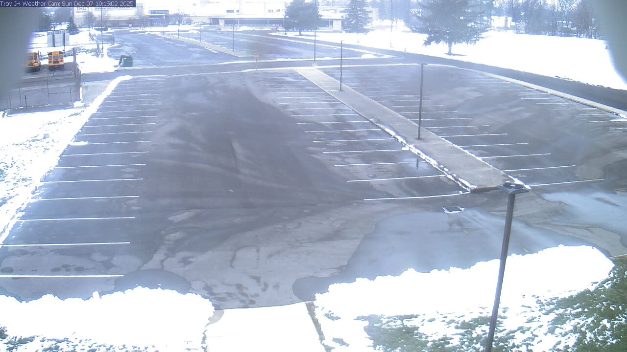 Thumbnail for current weather camera view from Troy JHS in Troy, Ohio