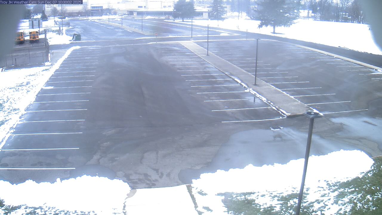 Thumbnail for current weather camera view from Troy JHS in Troy, Ohio