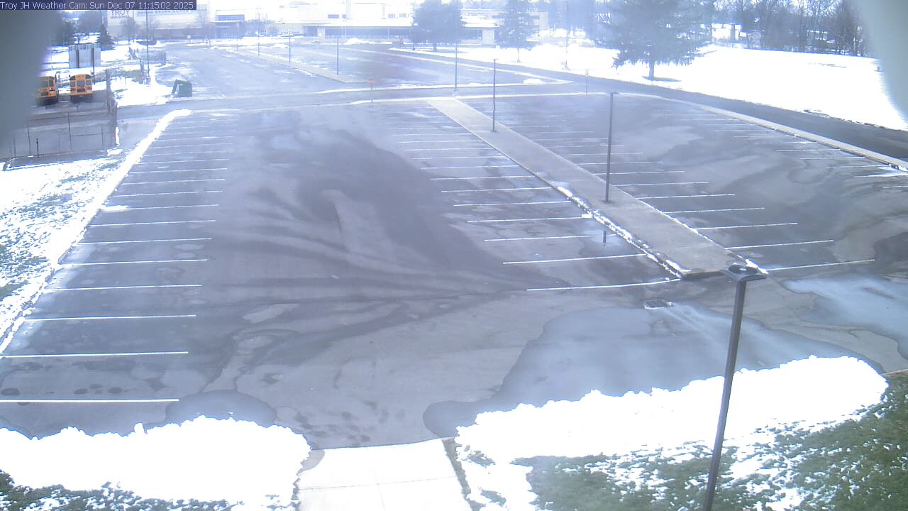 Thumbnail for current weather camera view from Troy JHS in Troy, Ohio